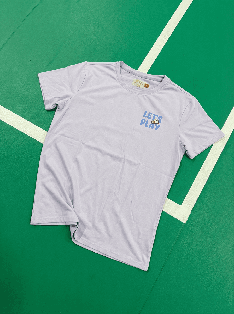 “Let's Play!” Quick Dry Badminton Tee – Cat Edition (Couple Series)